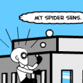white spiderman