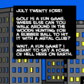 July twenty fore!