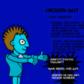 Frozen guy