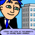 Benefits of lots of friends
