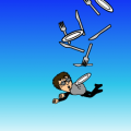 'parachuting'