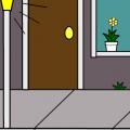 Side Walk Scene Template