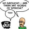 'With Groucho Marx'