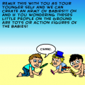 your own younger self: Remix