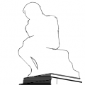 'RODIN'S THINKER - STEP 3'