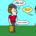'THE CORNER SHOP.