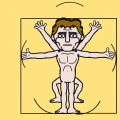 'Bitruvian Man'