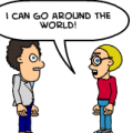 around the world!