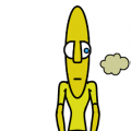 'Banana man& the Pear'