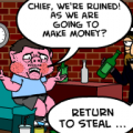 The appearance of the dead man